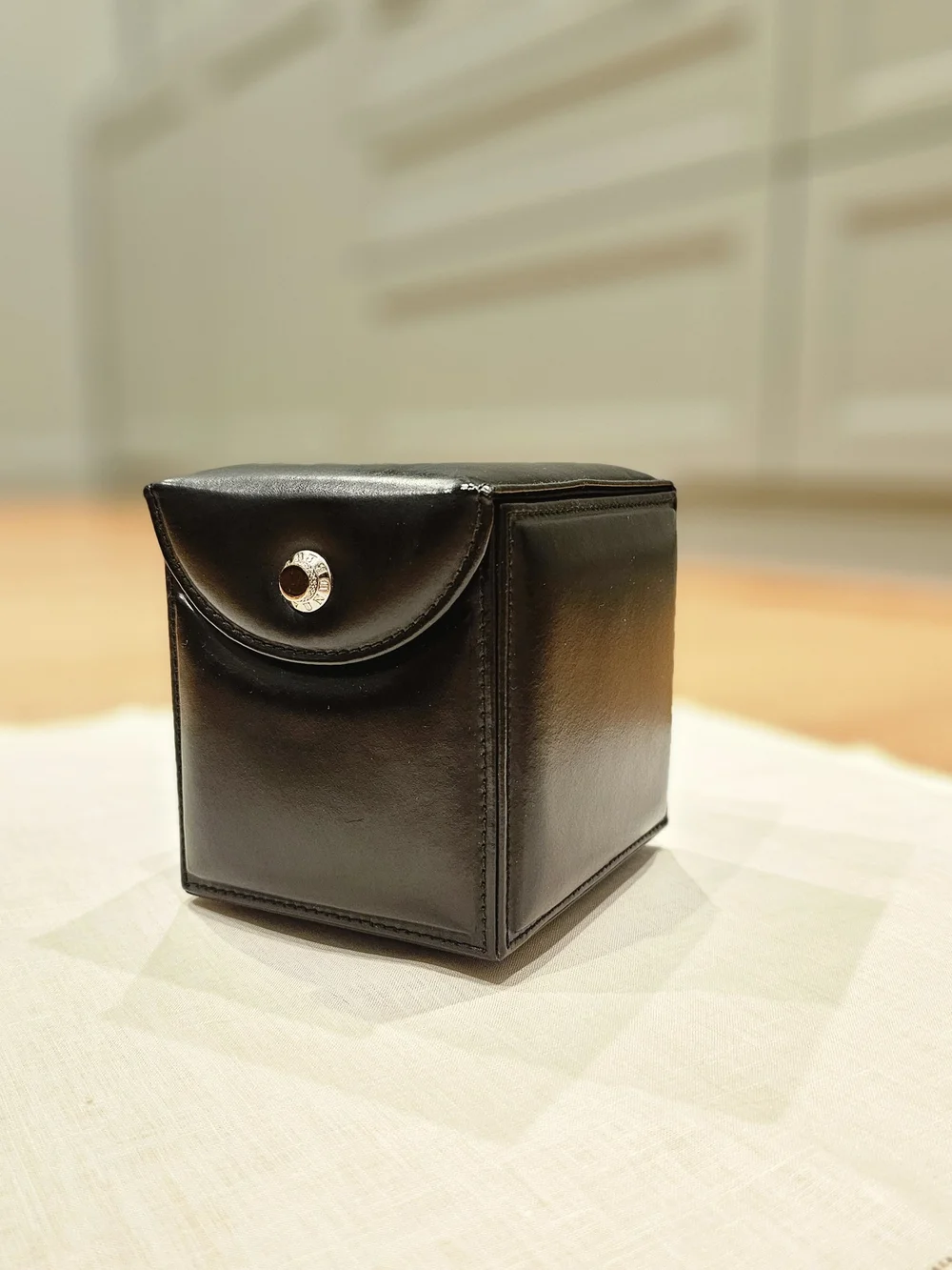 Underwood London Acorn Single Watch Winder Leather Case